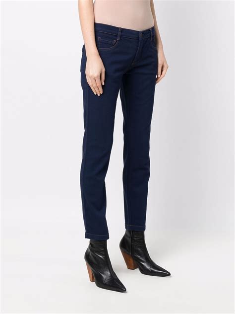 miu miu low rise jeans